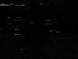 Static "black" screen shown at end of VHS tape