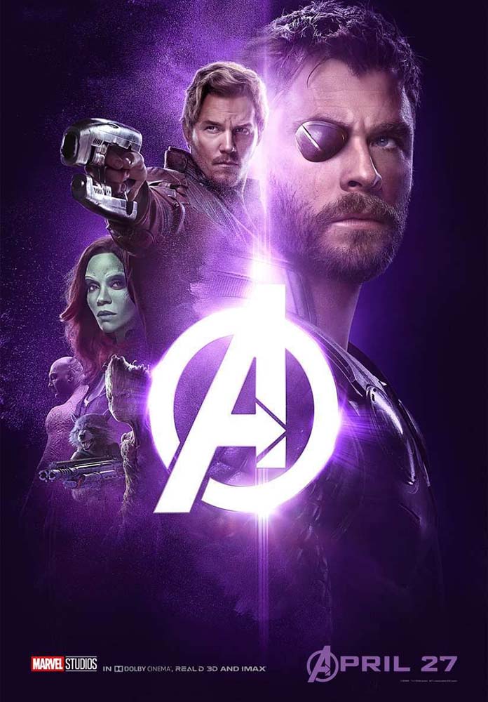 Infinity War Thor Gamara Chris Pratt Star Lord