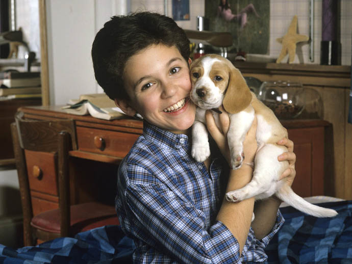 Fred Savage With Puppies